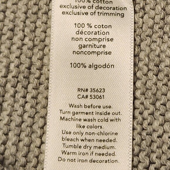 Carter's Just One You 100% Cotton Gray Sweater/Hat Set Infant/Baby Size 9 Months - Picture 9 of 9